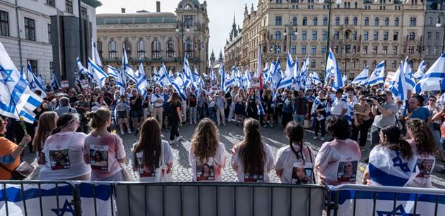 Praha je solidární s Izraelem při příležitosti šestiměsíční připomínky masakru a teroristických událostí 7. října