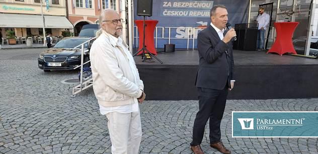 Veřejně vystoupit za SPD dnes vyžaduje odvahu. Budějovický lídr Kadlec mluví o ukrofilech