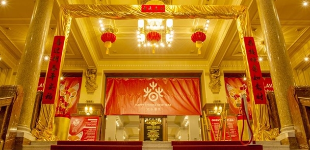 Rekordní dekorace zdobily oslavy čínského nového roku v Praze