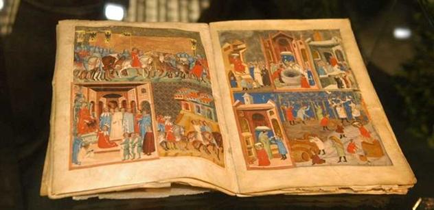 Knihovna vystaví Gobelínové repliky pařížského zlomku Dalimilovy kroniky