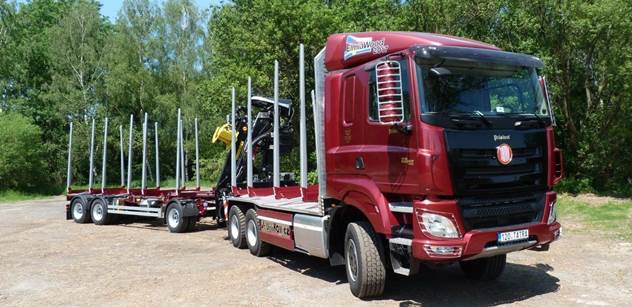 Tatra Trucks představí ve světové premiéře vůz Tatra Phoenix v limitované edici Präsident s nástavbou pro lesní práce