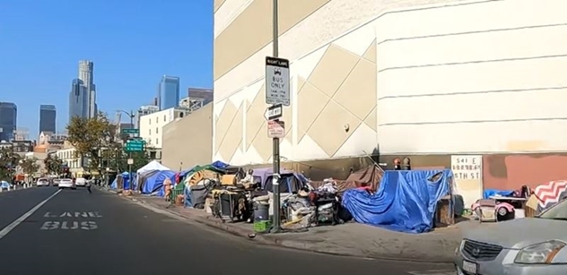 Feťáci a bezdomovci ničí Los Angeles, starosta bojuje za klima. Lidé už se smějí