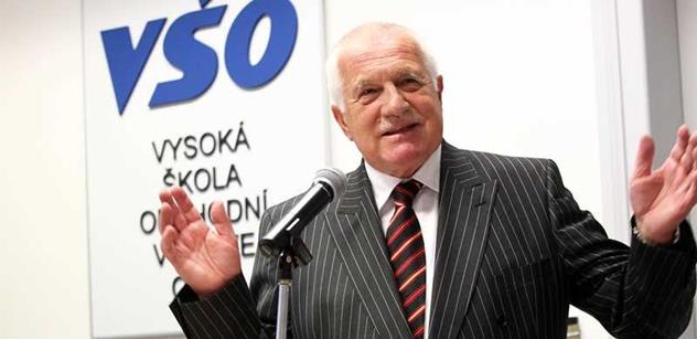 Václav Klaus napsal, o co prý ve skutečnosti šlo národní bance
