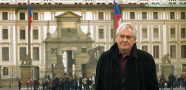 Miloš Zeman stoupající na Hrad. Podívejte se na jeho prezidentský klip