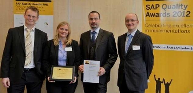 České projekty ovládly udílení cen SAP Quality Awards 2012