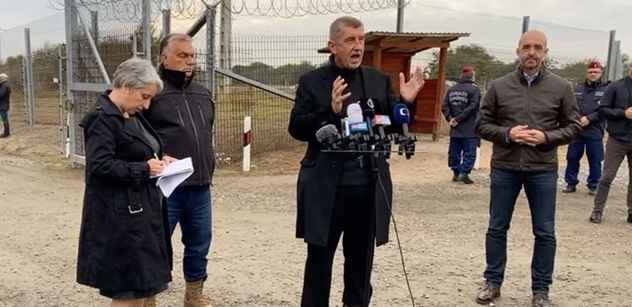 Orbán poděkoval Čechům. V4 jako síla. S Babišem obhlédli ochranu hranic před migrací