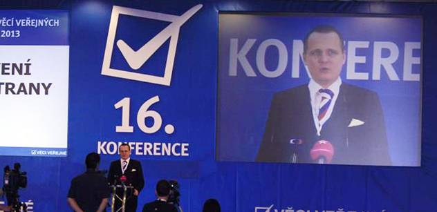 Volební konference Věcí veřejných ve vysílání ČT24 nezabodovala