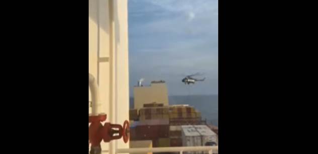 VIDEO Íránci z vrtulníku obsadili loď. Izrael ve varu. USA chystají obranu