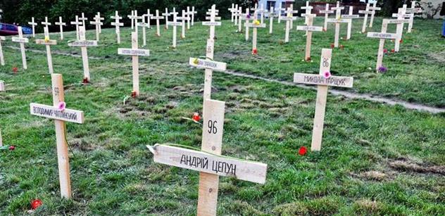 Symbolický hřbitov Ukrajinců se z Vršovic přestěhuje na Slovensko 