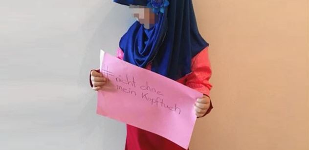 FOTO Mně můj šátek nezakážete, bouří se v Rakousku pětileté holčičky z mateřské školy