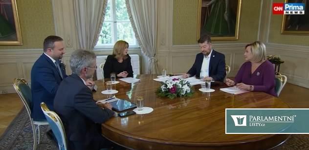 Vy jste takový typický lidovec, plivete jedovaté sliny… Okamura se pohádal s Jurečkou, pak rozrušil Vystrčila