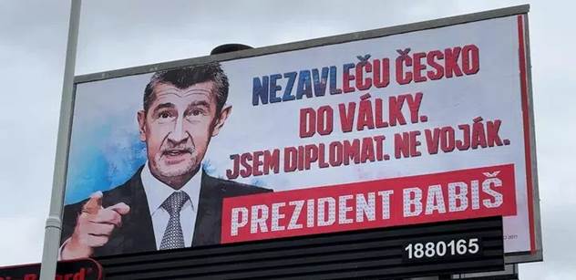 Senátní právník Kysela proti Babišovu billboardu: Pavel nás do žádné války zatáhnout nemůže