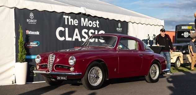 Autodrom Most: Vítězem soutěže elegance na premiérovém The Most CLASSIC se stala krásná Alfa Romeo