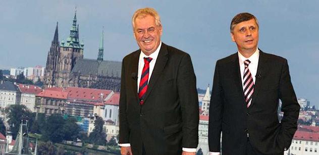 Senát má dostat vyúčtování prezidentské kampaně Zemana a Fischera