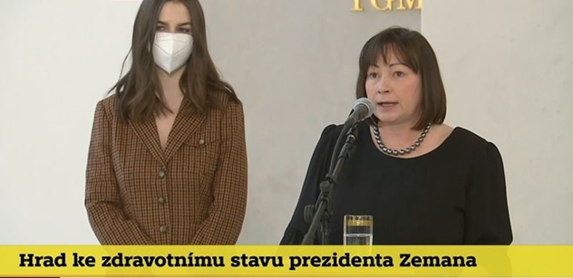 Ivana Zemanová: Spekulace o diagnózách a prognózách považuji přinejmenším za velmi neetické